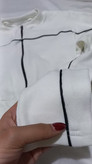 کراپ مغزی دوزی شده آستین بلند جلو زیپ دار
