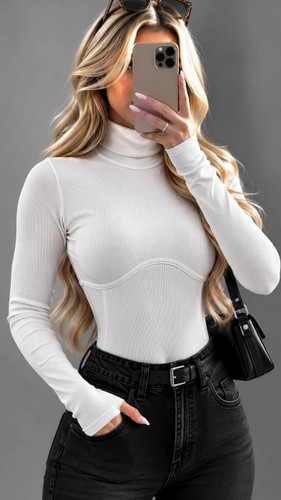 بادی یقه اسکی زیر سینه هلال
